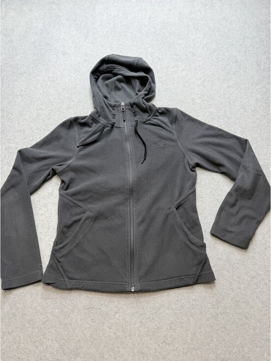 The North Face Jackets & Blazers - The North Face Womens Fleece Full Zip Hoodie Jacket S Gray Polyester Outdoor
